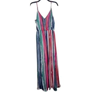 Jack by BB Dakota Multicolor Striped Maxi Dress